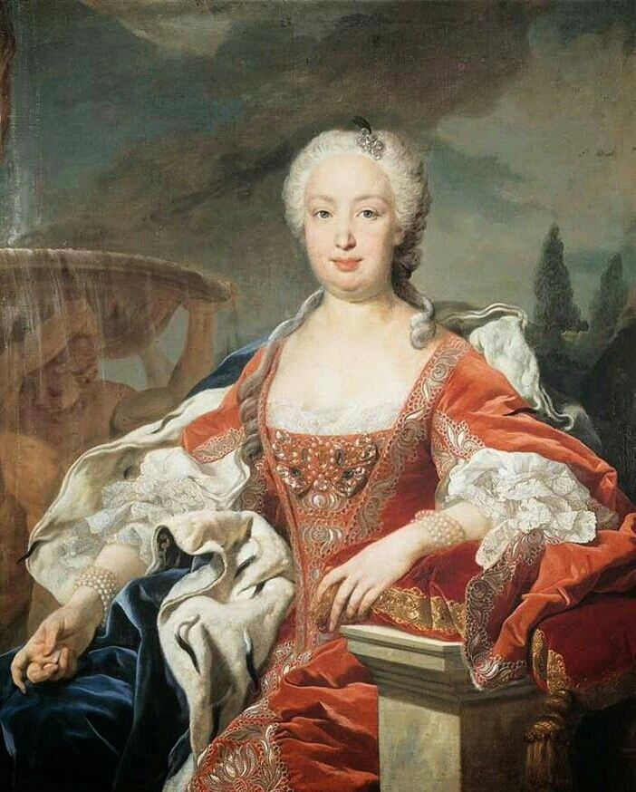 Ritratto della regina Barbara di Braganza - Palacio Real de Madrid